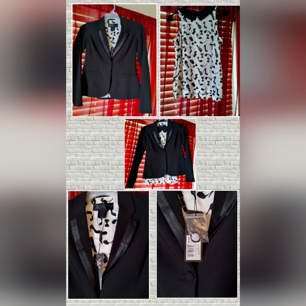 Kardashian Kollection Blazer and matching sleeveless Blouse